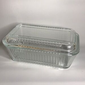 Glass Refrigerator Dish with Lid